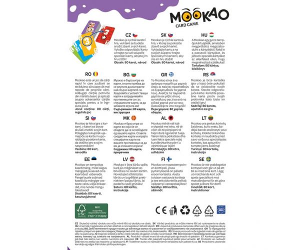 Mookao bocis kártyajáték - Trefl