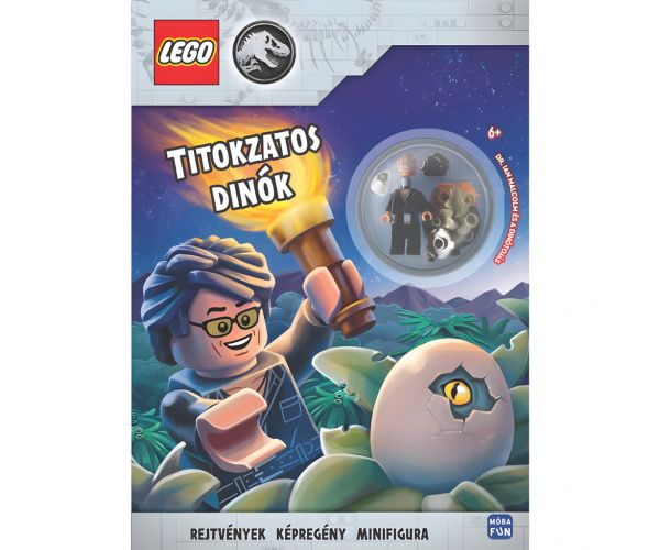 Móra: LEGO® Jurassic World - Titokzatos dinók Dr. Ian Malcom és a dinótojás minifigurával
