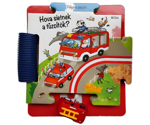 Móra: Puzzle és pálya - Hova sietnek a tűzoltók? foglalkoztató