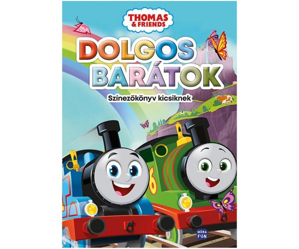 Móra: Thomas & Friends - Dolgos barátok Színezőkönyv kicsiknek