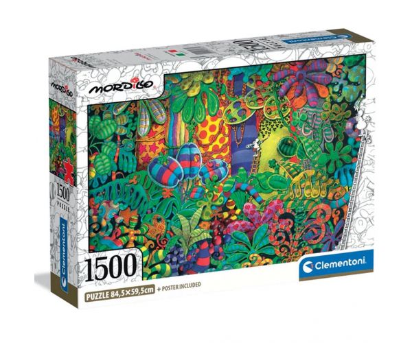 Mordillo A festő 1500db-os compact puzzle - Clementoni