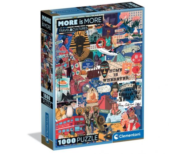More is More: Utazás és kultúra 1000db-os puzzle - Clementoni