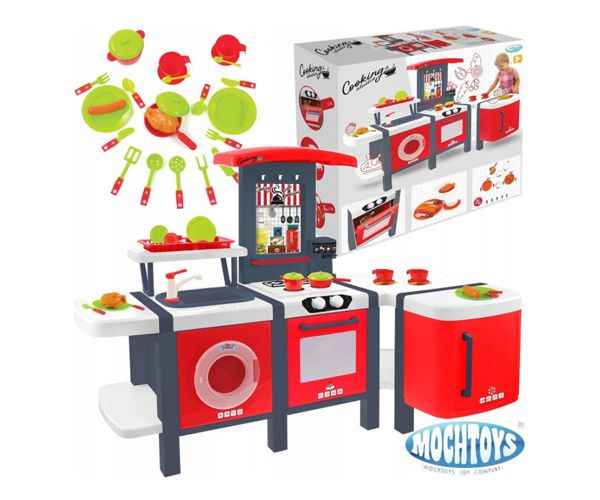 Mochtoys: Cooking Studio XXL játékkonyha 28db kiegészítővel 141x68x101cm