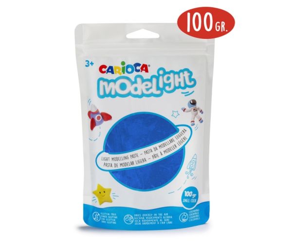 Modelight 100g-os kék gyurma - Carioca