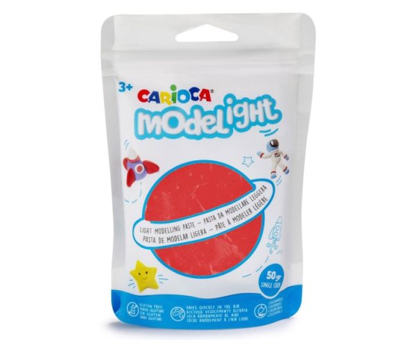 Modelight 50g-os piros gyurma - Carioca
