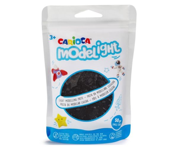 Modelight 50g-os fekete gyurma - Carioca