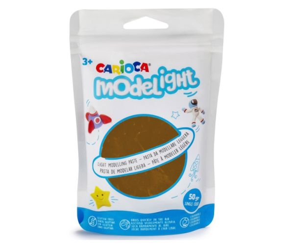 Modelight 50g-os barna gyurma - Carioca