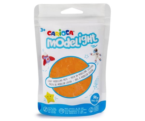 Modelight 50g-os narancssárga gyurma - Carioca