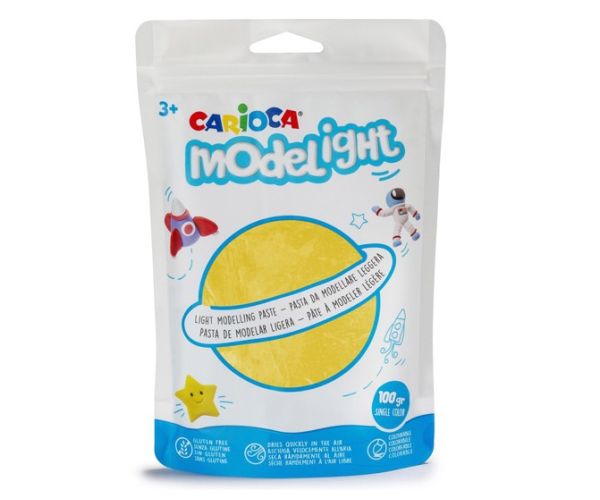 Modelight 50g-os sárga gyurma - Carioca