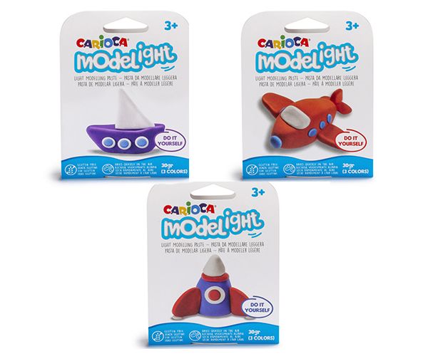 Modelight Járművek gyurma többféle változatban 30gr 1db - Carioca
