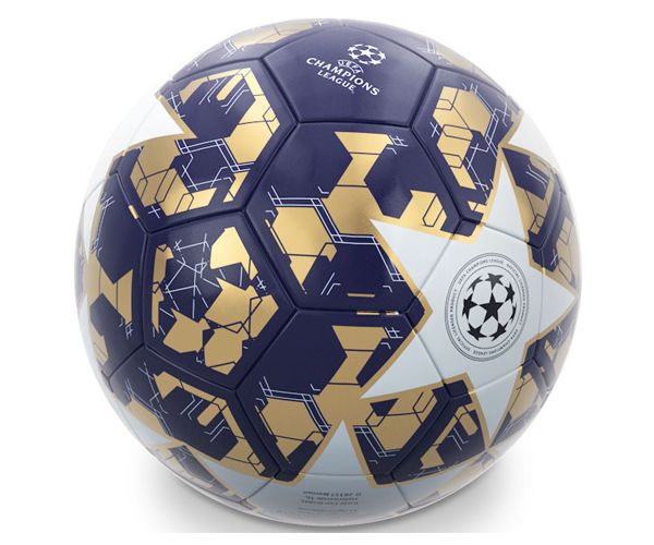 UEFA Bajnokok Ligája kék-arany focilabda 5-ös méretben - Mondo Toys