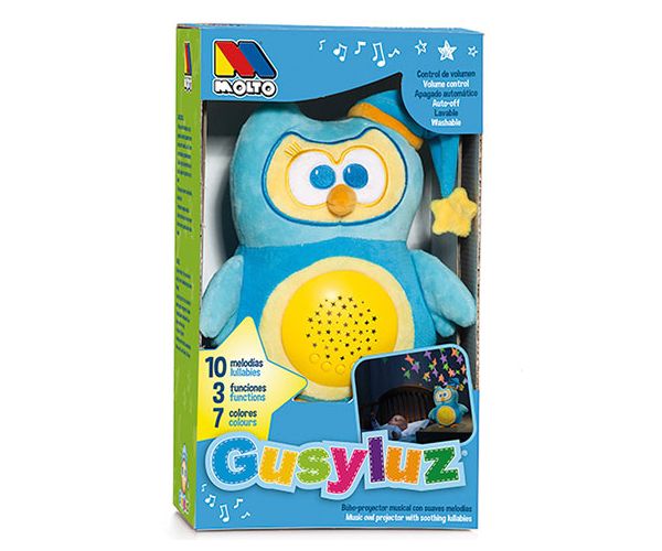 Molto: GusyLuz baglyos éjszakai zenélő projektor