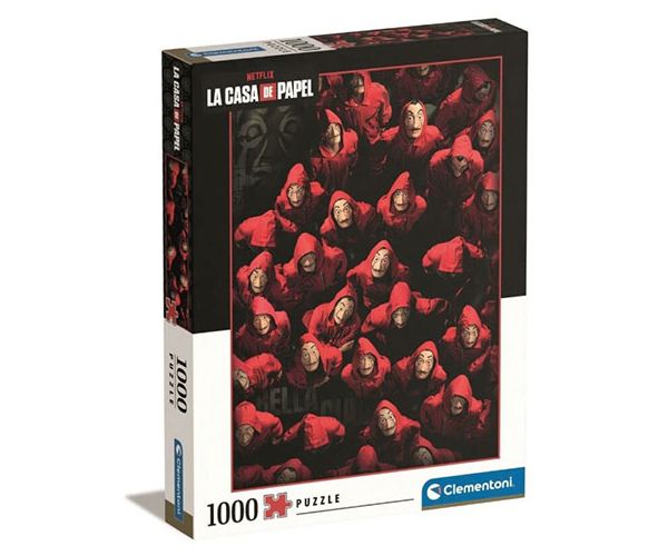 A nagy pénzrablás: Tolvajok vagy túszok? puzzle 1000db-os - Clementoni