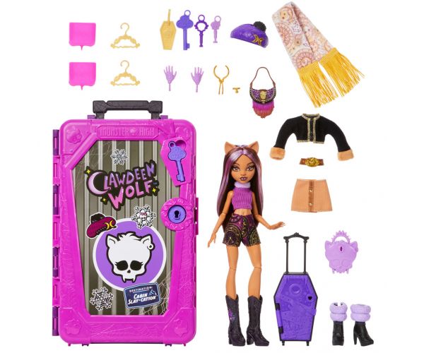 Monster High Szörnyen Jóbarátok Titkai - Rémmenedék - Clawdeen Wolf - Mattel