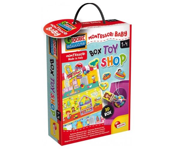 Montessori: Baby Box készségfejlesztő formaillesztő puzzle - Lisciani