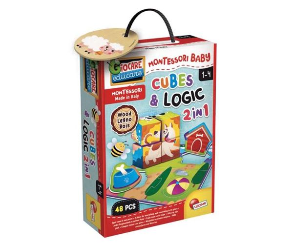Montessori baby fa mesekocka - Állatok és élőhelyeik