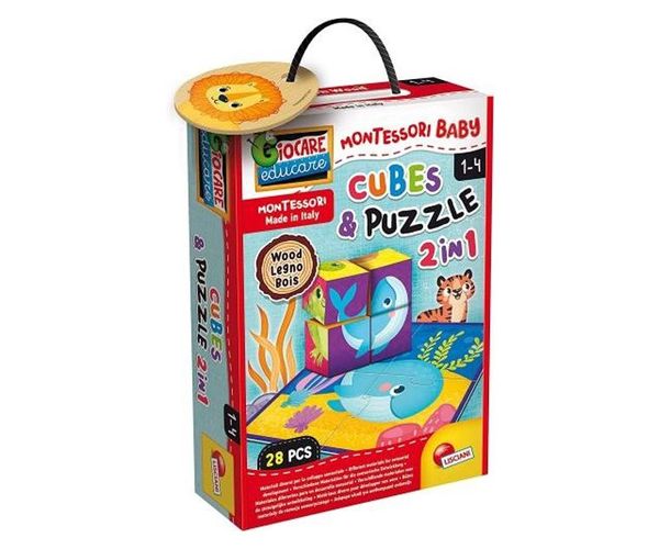 Montessori baby fa mesekocka - Állatok