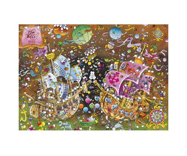 Mordillo A csók puzzle 6000db-os - Clementoni
