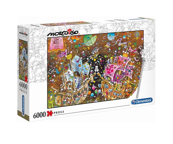 Mordillo A csók puzzle 6000db-os - Clementoni