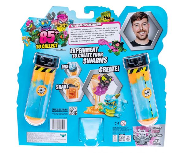 Mr. Beast: Lab Swarms Nagy Szörnylabor 12 db-os szett 2. széria