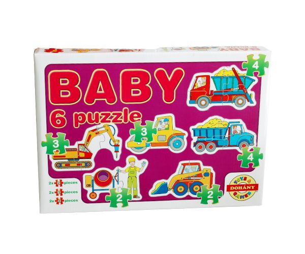 Baby Puzzle munkagépek - D-Toys
