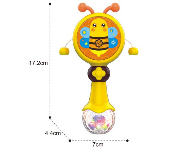 Music World: Méhecskés golyós dob 17cm