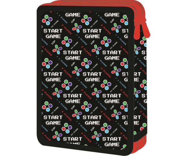 Must: Disney Gamer emeletes töltött tolltartó 15x5x21cm