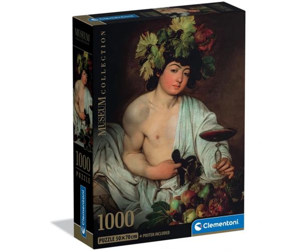 Museum Collection: Caravaggio - Bacchus 1000 db-os puzzle poszterrel - Clementoni