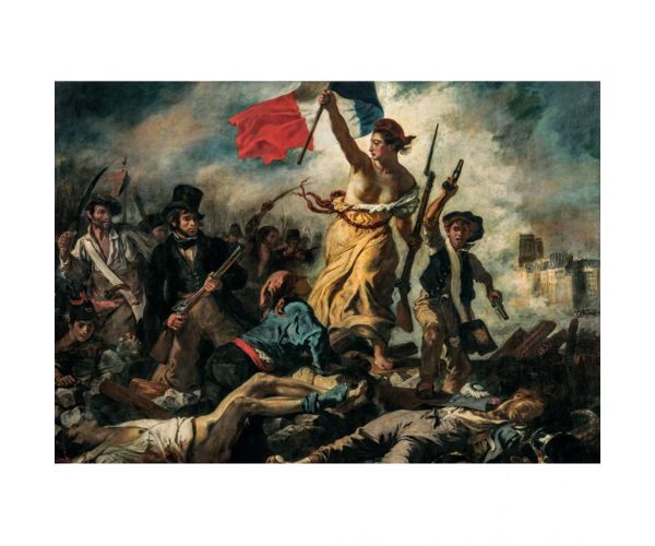 Museum Collection: Eugène Delacroix - A szabadság vezeti a népet 1000db-os puzzle - Clementoni