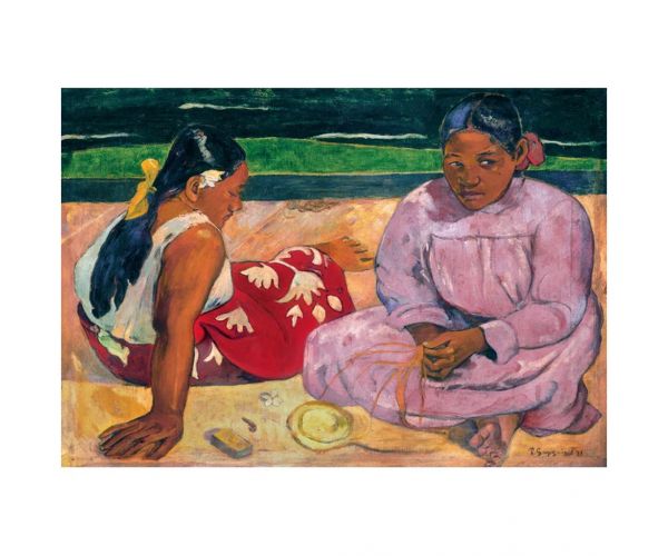 Museum Collection: Gauguin - Tahiti nők a tengerparton 1000 db-os puzzle poszterrel - Clementoni