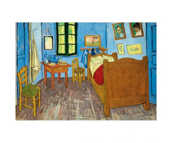 Museum Collection: Van Gogh - Van Gogh szobája Arles-ban 1000 db-os puzzle poszterrel - Clementoni
