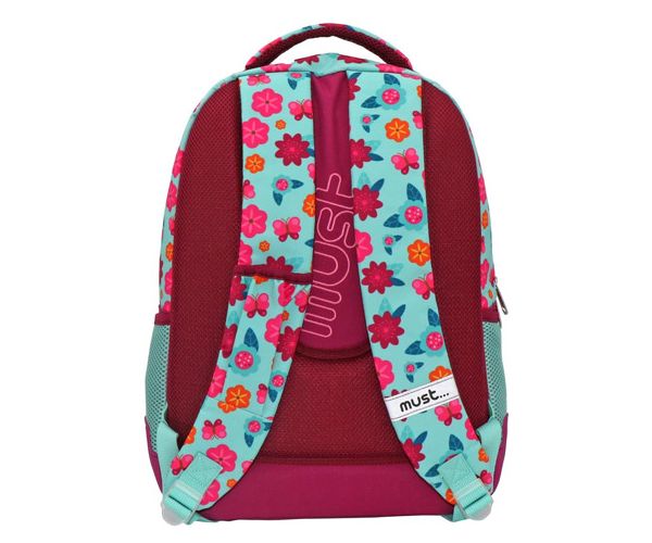 Must: Disney Hercegnők lekerekített ergonomikus iskolatáska, hátizsák 32x18x43cm