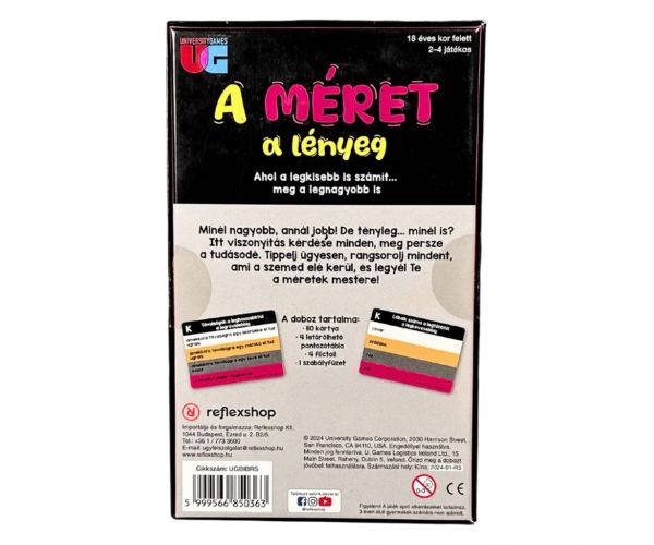 A méret a lényeg társasjáték