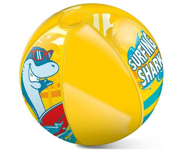 Cápa mintás felfújható strandlabda 50cm - Mondo Toys