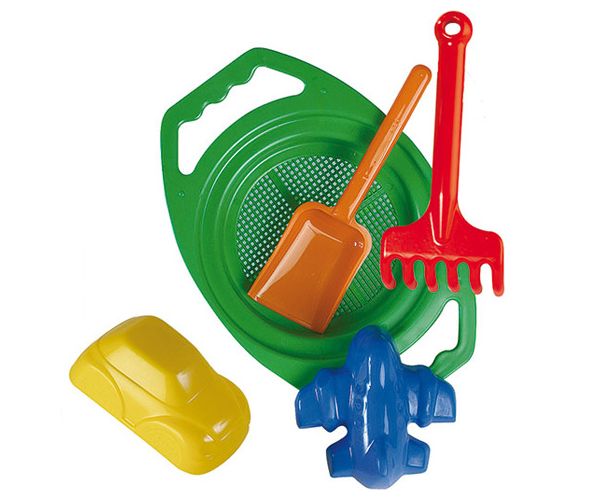 Nagy szitás homokozó szett - D-Toys
