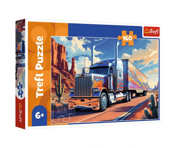 Teherautó az úton 160db-os puzzle - Trefl