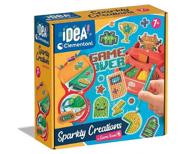 Idea! Game Icons strasszkő kép készítő szett - Clementoni