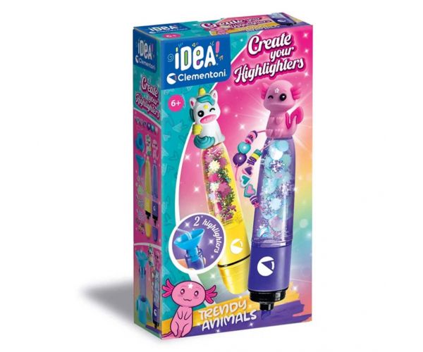 Idea! Divatos állatok mini szövegkiemelő készítő szett - Clementoni