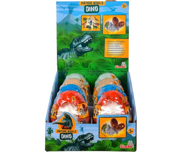Nature World Dino – Meglepetés dinoszaurusz régészeti készlet tojásban - Simba Toys