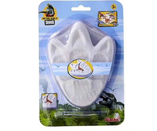 Nature World Dino - Dinoszaurusz lábnyomos meglepetés kifaragó szett - Simba Toys