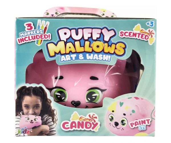 Pufók mályvacukor állatka: Candy - pink