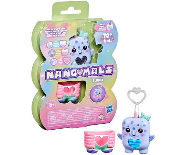 Nano-mals: Blubby interaktív elektronikus narvál figura – Hasbro