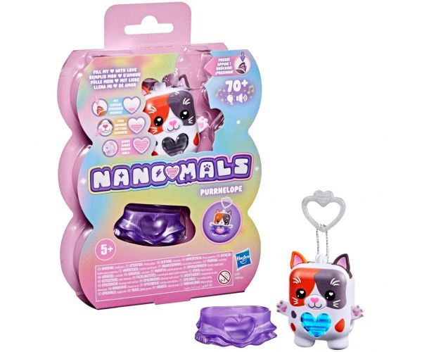 Nano-mals: Purrnelope interaktív elektronikus cica figura – Hasbro
