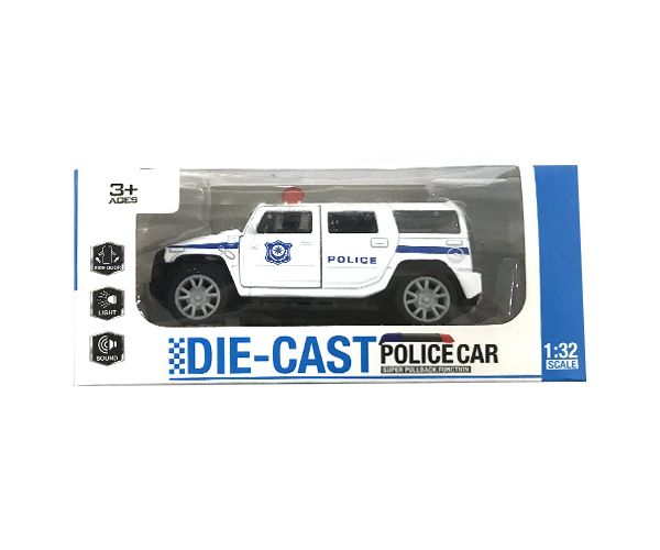 Hátrahúzós Hummer kisautó fénnyel és hanggal 1/32 többféle változatban