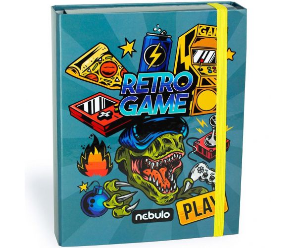 Nebulo: Füzetbox A/5-ös méretben gamer mintával