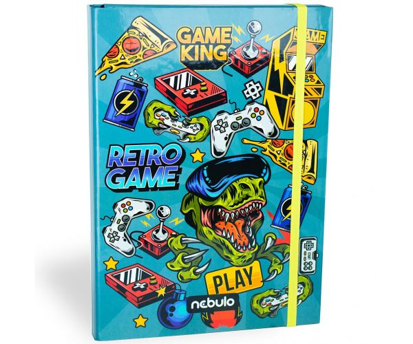 Nebulo: Füzetbox A/4-es méretben gamer mintával