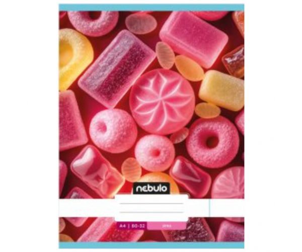 Nebulo: Jellygum sima füzet A4 80-32