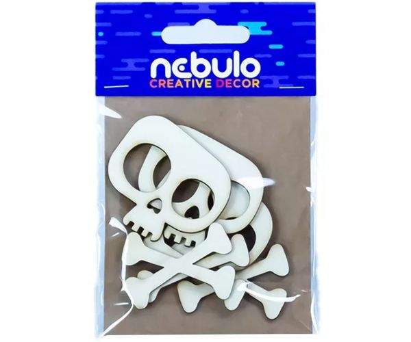 Nebulo: Koponyák karton dekoráció 6db-os szett