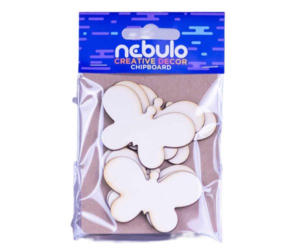 Nebulo: Pillangók karton dekoráció 6db-os szett