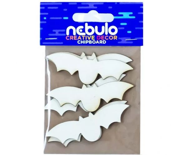 Nebulo: Denevérek karton dekoráció 6db-os szett